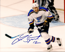 Autographed LEE STEMPNIAK 8X10 St. Louis Blues Photo