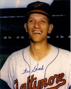 AUTOGRAPHED WES STOCK 8x10 Baltimore Orioles Photo