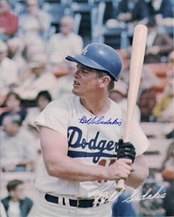 AUTOGRAPHED BILL SUDAKIS Los Angeles Dodgers photo