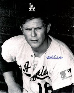 AUTOGRAPHED BILL SUDAKIS Los Angeles Dodgers photo