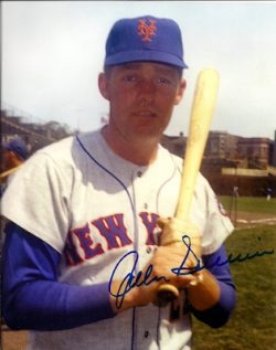 AUTOGRAPHED JOHN SULLIVAN 8X10 New York Mets photo