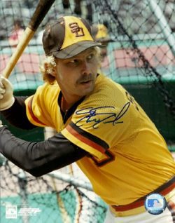 AUTOGRAPHED STEVE SWISHER 8X10 San Diego Padres photo
