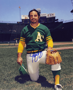 AUTOGRAPHED SIGNED photo  SAL BANDO #5 Oakland A's