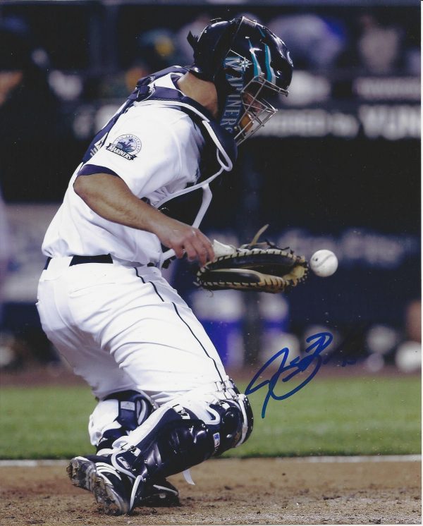 AUTOGRAPHED Jamie Burke Seattle Mariners Photo