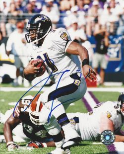 Autographed Jamal Lewis  8X10 Baltimore Ravens Photo