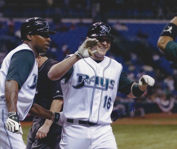 Autographed BRENDAN HARRIS Tampa Bay Rays Photo.