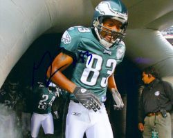 Autographed  Greg Lewis 8X10 Philadelphia Eagles Photo