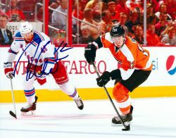 Autographed MICHAEL RAFFL  8X10 Philadelphia Flyers Photo
