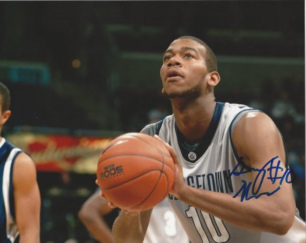 Autographed Greg Monroe Georgetown Hoyas 8x10 Photo