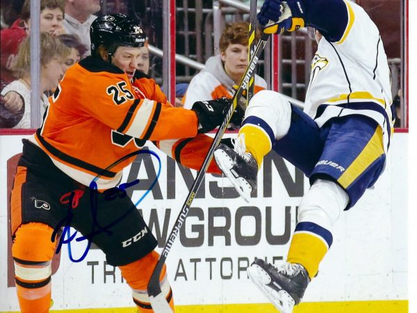 Autographed Nick Schultz  8X10 Philadelphia Flyers Photo