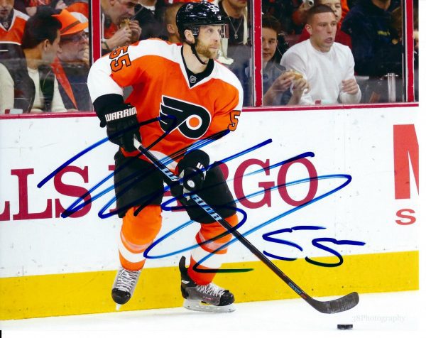 Autographed Nick Schultz  8X10 Philadelphia Flyers Photo