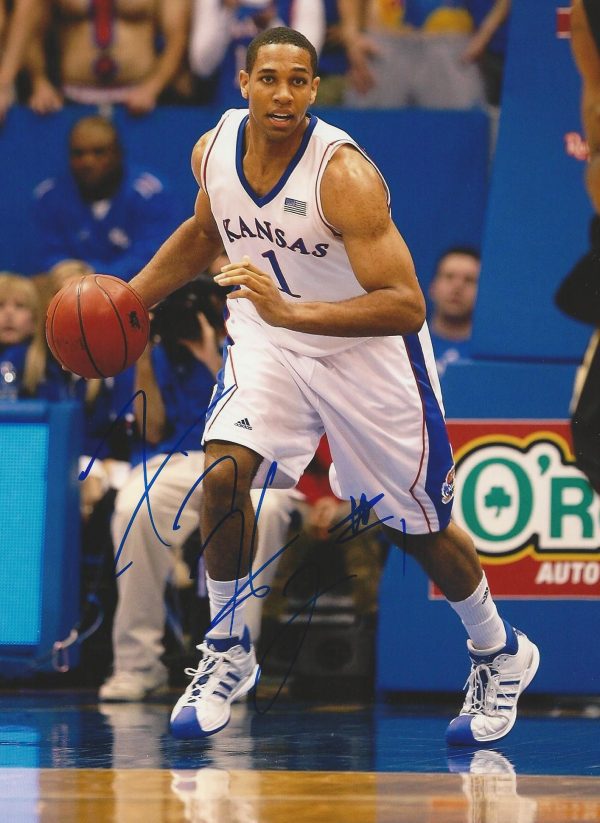Autographed Xavier Henry Kansas Jayhawks 8x10 Phot