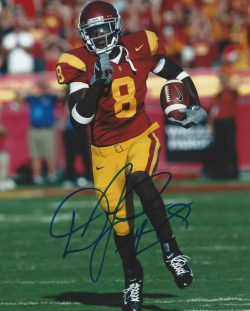 Autographed DWAYNE JARRETT  USC Trojans 8X10 Photo