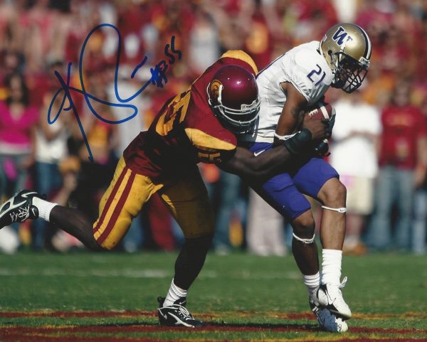 Autographed KEITH RIVERS USC Trojans Photo