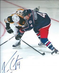 Autographed Kevin Connanton 8x10 Columbus Blue Jackets Photo