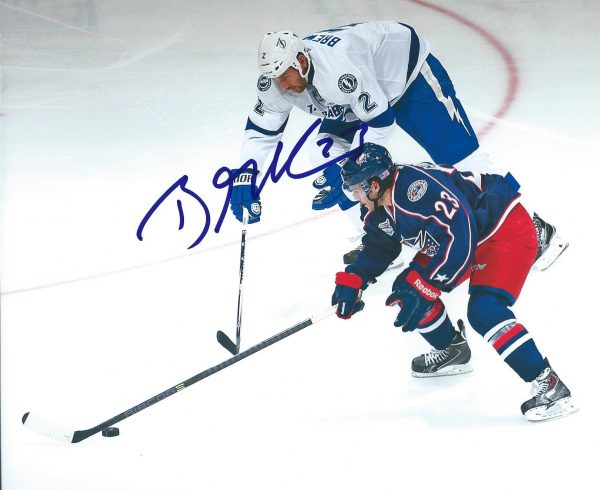 Autographed  Brian Gibbons 8X10 Columbus Blue Jackets Photo