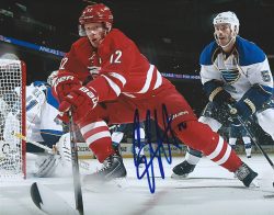 Autographed Eric Staal Carolina Huricanes 8x10 photo