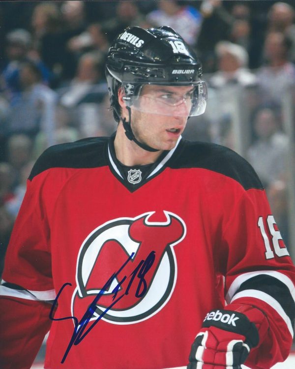 Autographed Steve Bernier 8X10 New Jersey Devils Photo