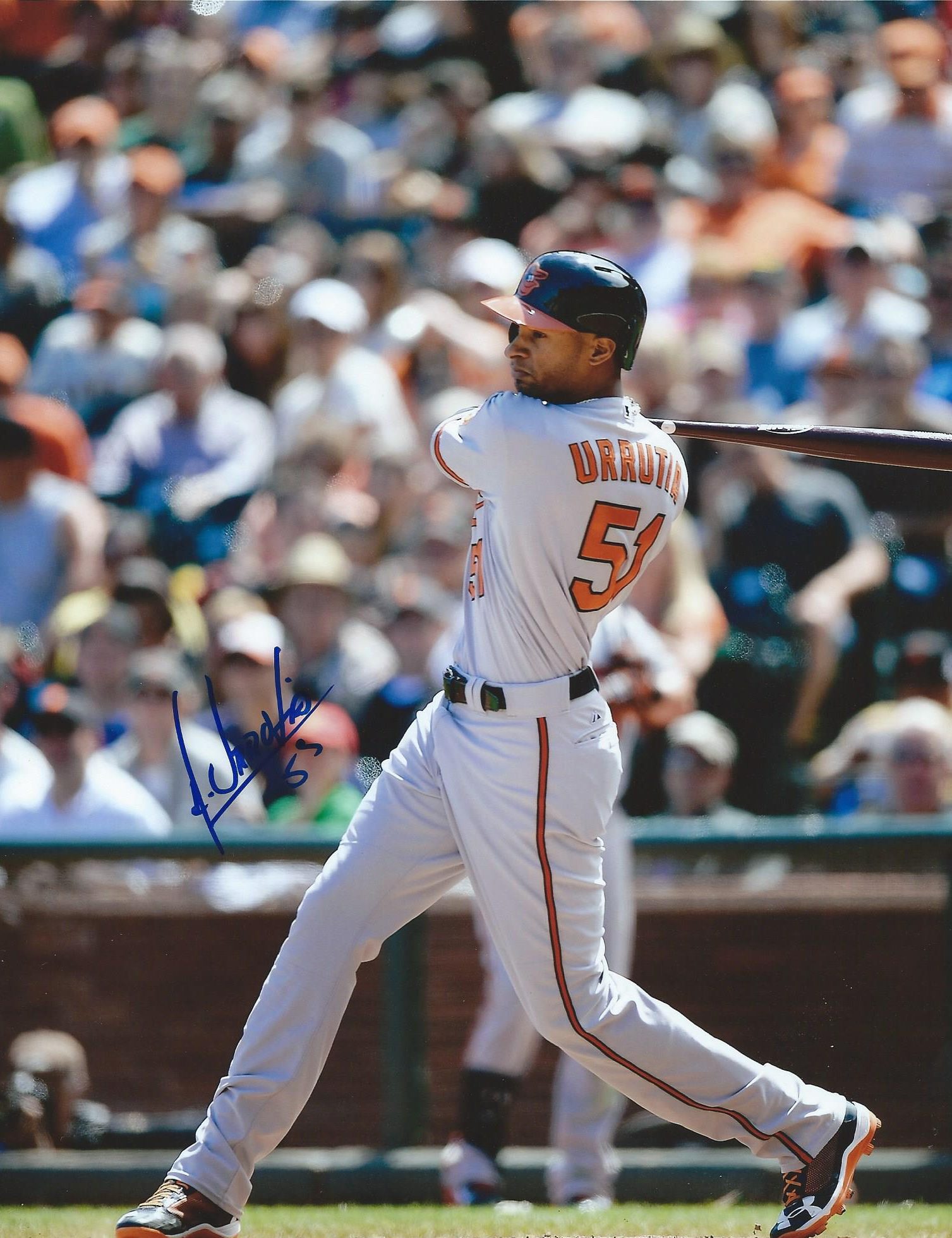 Autographed ROBERTO ALOMAR 8X10 Baltimore Orioles photo - Main Line  Autographs