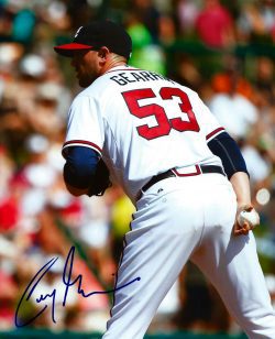 AUTOGRAPHED Cory Gearrin  8X10 Atlanta Braves photo
