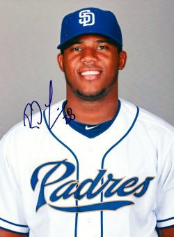 AUTOGRAPHED Rymer Liriano 8X10 San Diego Padres photo