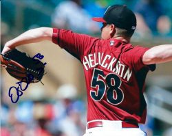 Autographed Jeremy Hellickson 8X10 Arizona Diamondbacks Photo