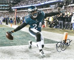 Autographed COREY GRAHAM 8X10 Philadelphia Eagles Photo
