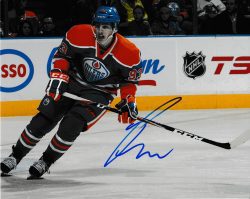 Autographed RYAN NUGENT-HOPKINS 8X10 EDMONTON OILERS Photo