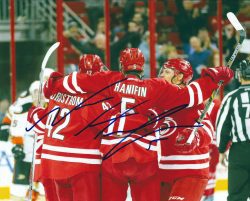 AUTOGRAPHED NOAH HANIFIN 8X10 CAROLINA HURRICANES Photo