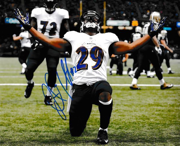 Autographed JUSTIN FORSETT 8X10 Baltimore Ravens Photo