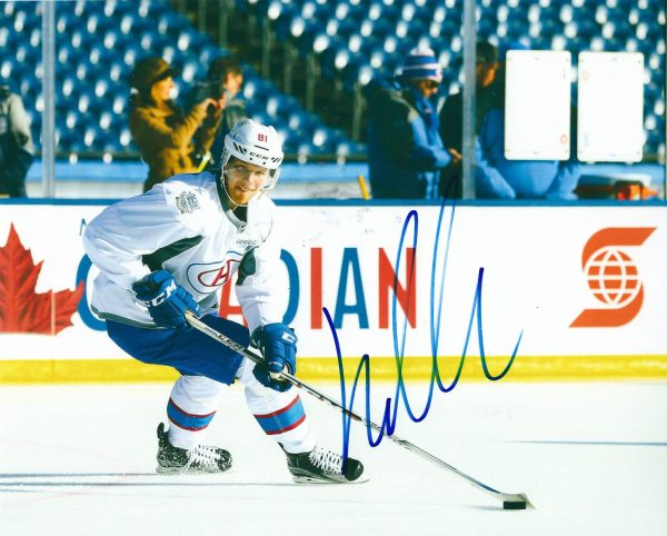 Autographed LARS ELLER 8X10 Montreal Canadiens Photo