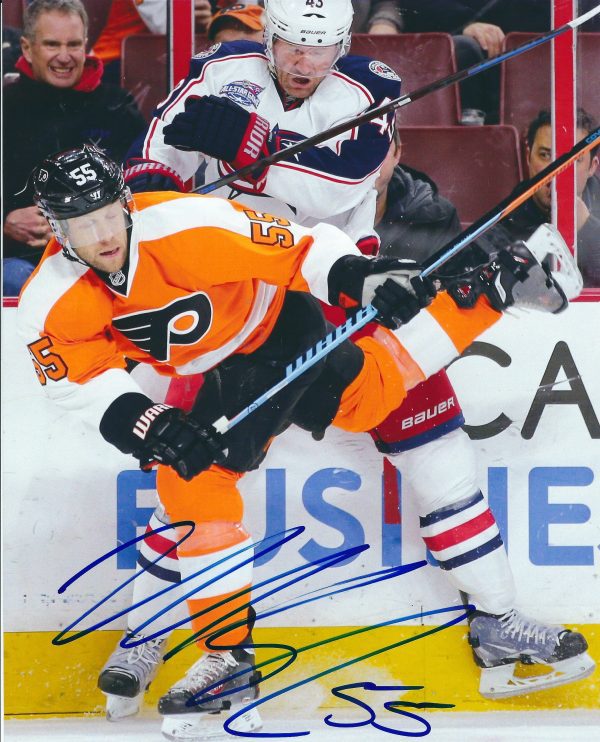 Autographed NICK SCHULTZ 8X10 Philadelphia Flyers Photo