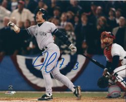 AUTOGRAPHED JIM LEYRITZ 8X10 NEW YORK YANKEES photo