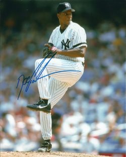 AUTOGRAPHED DOC GOODEN 8X10 NEW YORK YANKEES photo