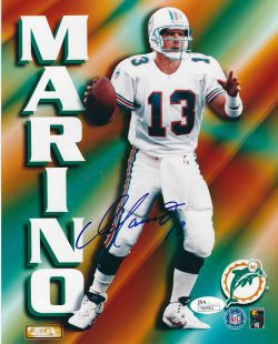 Autographed DAN MARINO 8X10 Miami Dolphins  photo- JSA