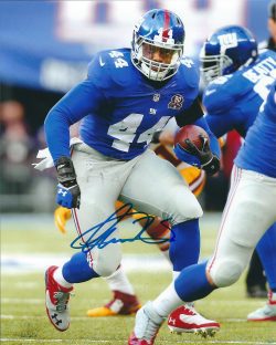 AUTOGRAPHED ANDRE WILLIAMS 8X10 New York Giants Photo