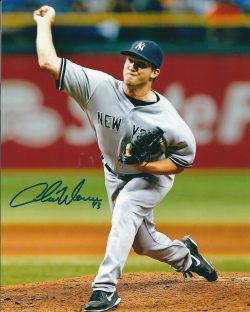 AUTOGRAPHED ADAM WARREN 8X10 NEW YORK YANKEES photo