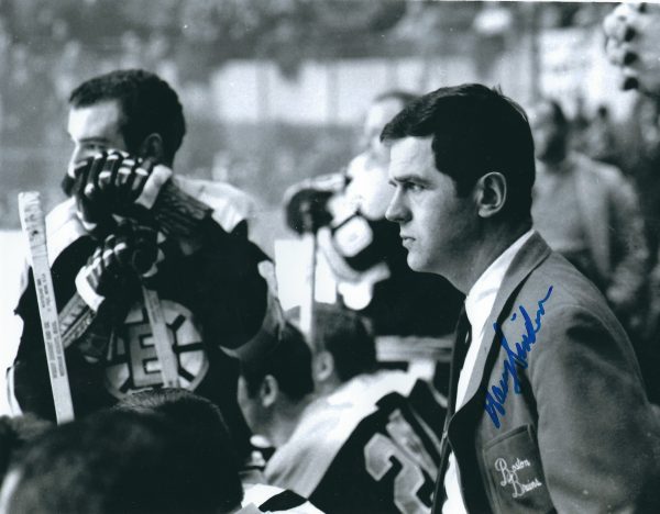 Autographed HARRY SINDEN 8X10 Boston Bruins  Photo