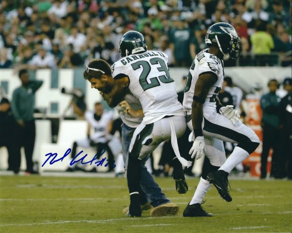 Autographed NOLAN CARROLL 8X10 Philadelphia Eagles Photo