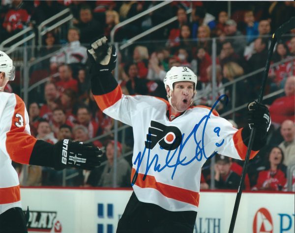 Autographed MIKE KNUBLE 8X10 Philadelphia Flyers Photo