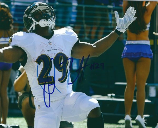 Autographed JUSTIN FORSETT 8X10 Baltimore Ravens Photo