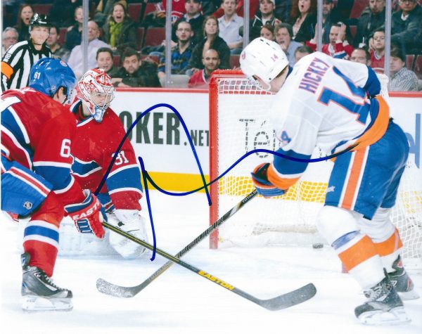 Autographed THOMAS HICKEY 8X10 New York Islanders Photo