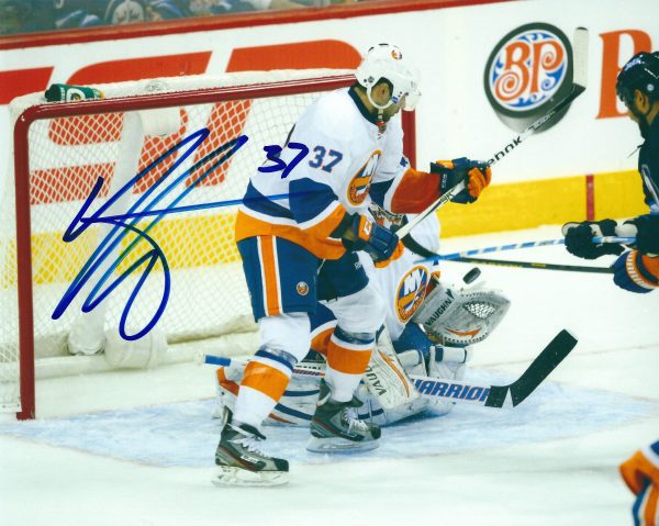 Autographed BRIAN STRAIT 8X10 New York Islanders Photo