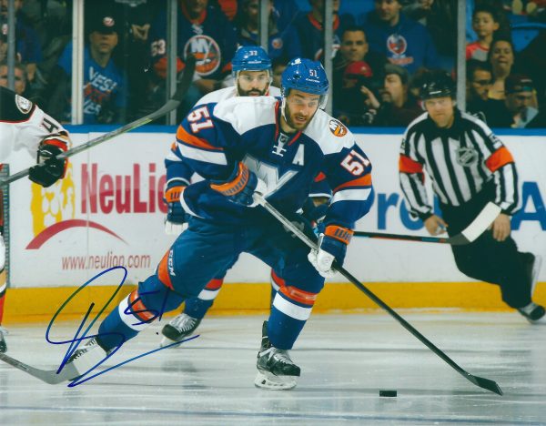 Autographed FRANS NIELSEN 8X10 New York Islanders Photo