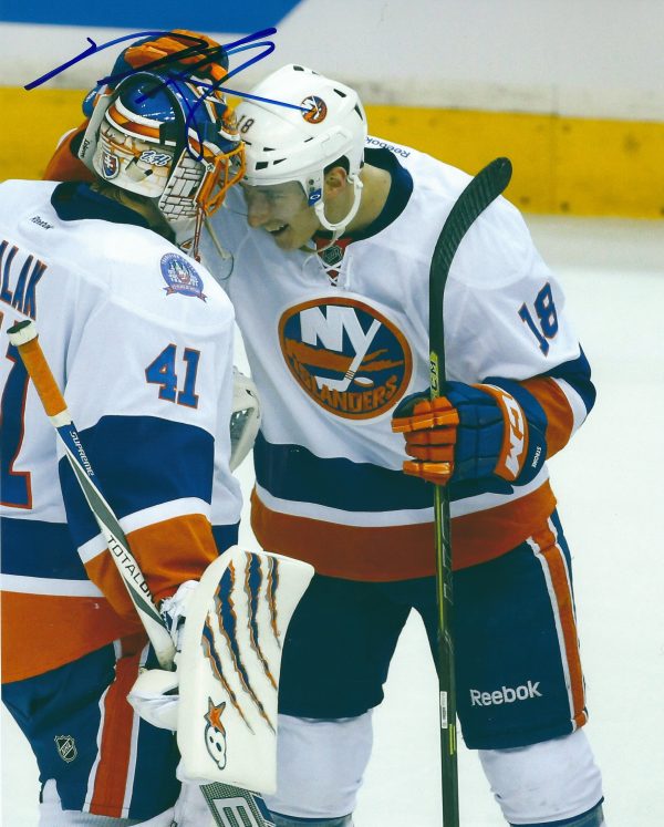Autographed RYAN STROME 8X10 New York Islanders Photo