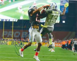 Autographed BRENT GRIMES 8X10 Miami Dolphins photo