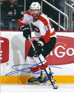 Autographed JAKUB VORACEK 8X10 Philadelphia Flyers Photo