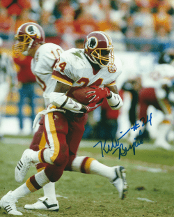 Autographed KELVIN BRYANT 8x10 Washington Redskins Photo