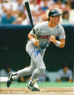 AUTOGRAPHED TOM HERR 8X10 Minnesota Twins photo
