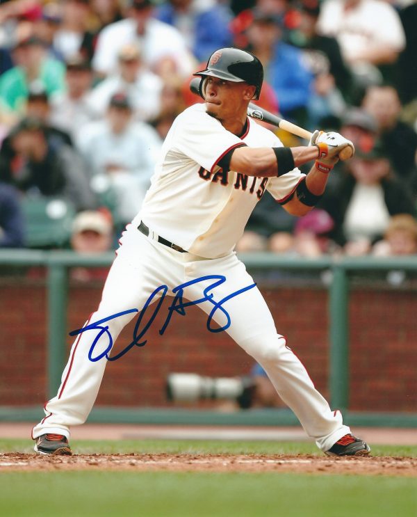 AUTOGRAPHED EMMANUEL BURRISS 8X10 San Francisco Giants Photo